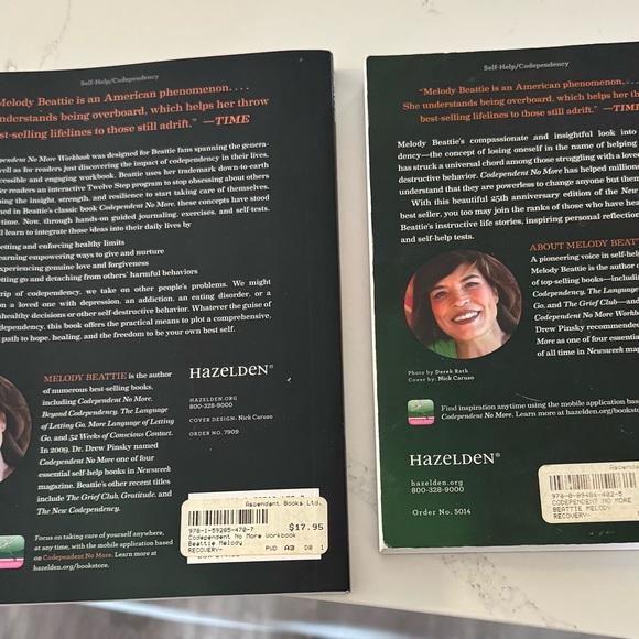 Therapy Codependent No More Book Set - Black and Green - Picture 2 of 2